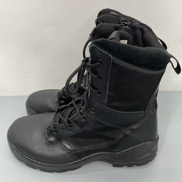 5.11 Tactical ATAC 2.0 8” Boots Combat Duty Side Zip Leather Black Mens 12 - Picture 7 of 15